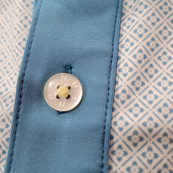 Footjoy Golf 3 Button Placket Polo Logo on Back Embroidered Sleeve XL - Picture 7 of 12